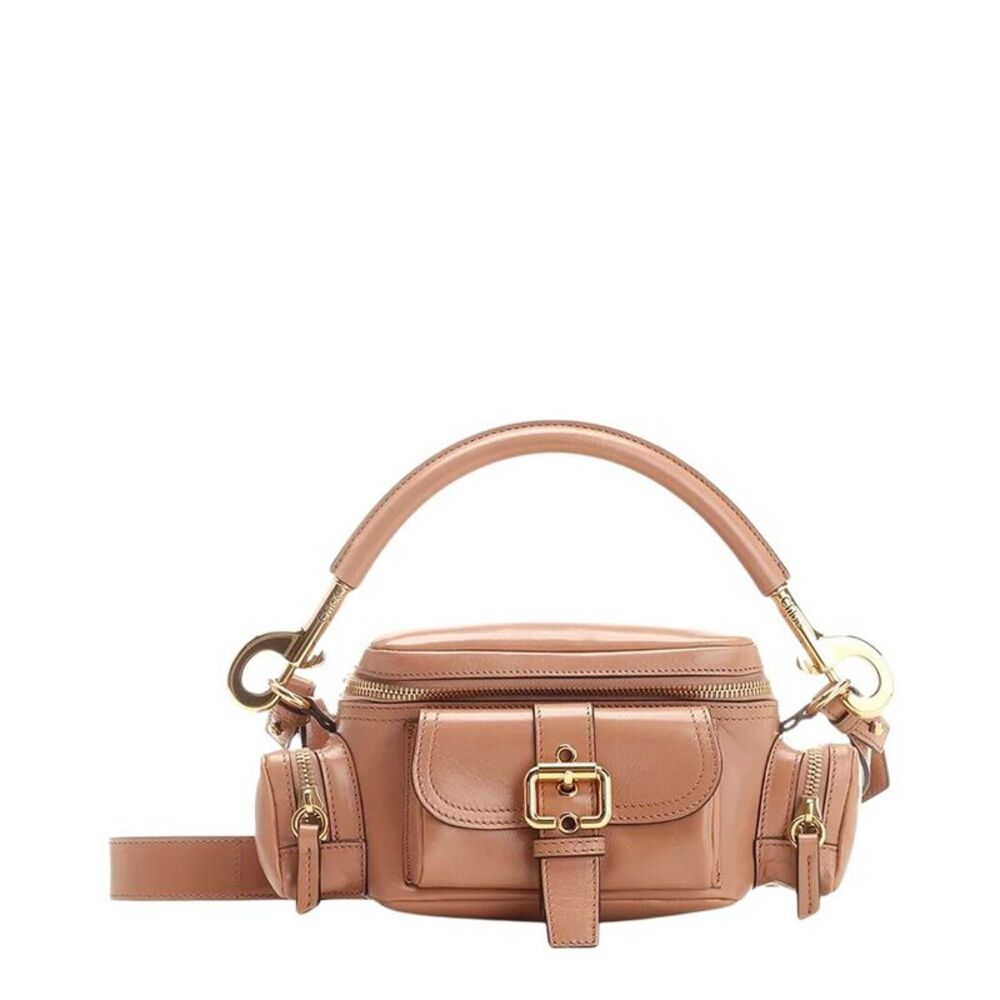 Chloé Leather Camera Bag, Pink